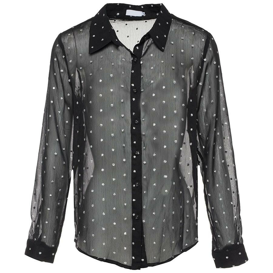 Betere Transparante blouse zwart - Blouses - ComeGetFashion GU-59